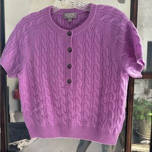J.Crew Cashmere Cable Knit Sweater size S